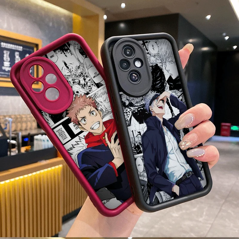 

Cartoon Jujutsu Kaisen Anime Silicone Phone Case for Honor Huawei 200 70 90 Lite X9 P30 P40 Nova 10 SE Mate 20 Pro 5G Soft Cover