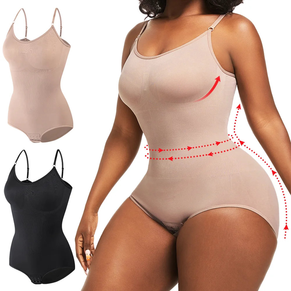 Bodysuit elástico de alta qualidade para mulheres controle de barriga shapewear escultura corpo shaper mais magro emagrecimento regatas levantador de bunda