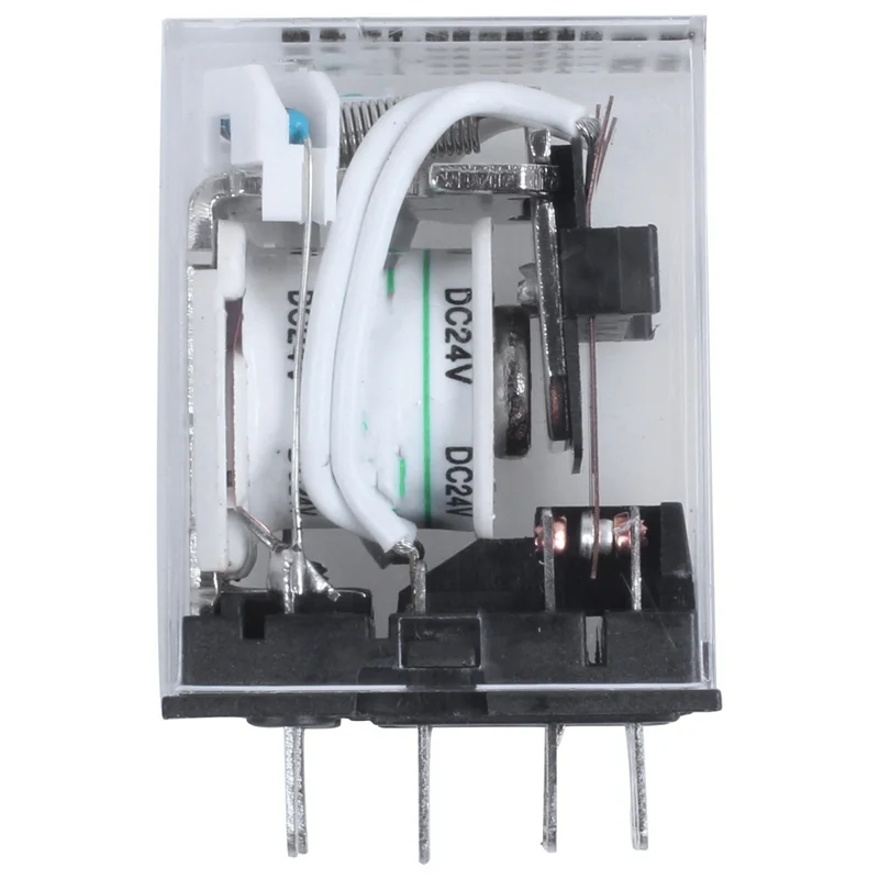 

ABGI-5X DC 24V Coil Volt 4PDT 14 Pin Terminal Electromagnetic Relay HH54P