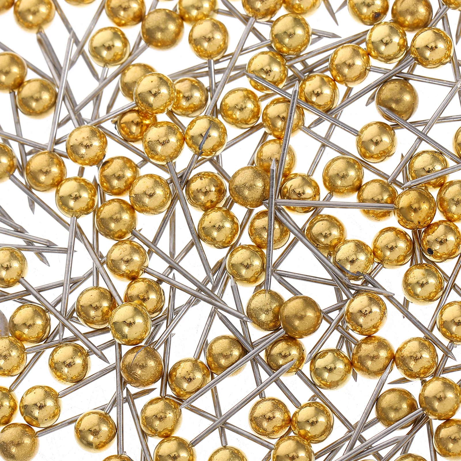 200 pcs Thumbtacks Metallic Round Head Strong Hold For Maps Posters Bulletin Board Wall Decor Office Home School