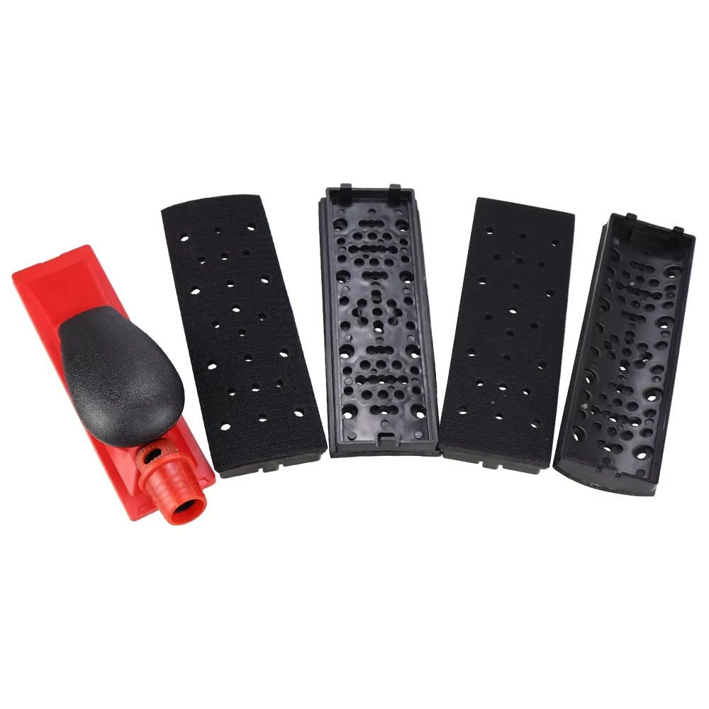 4 in 1 70x198mm Handheld Sanding Block Hand Vacuum Sander Polishing Abrasive Block Manual Grinding Tools