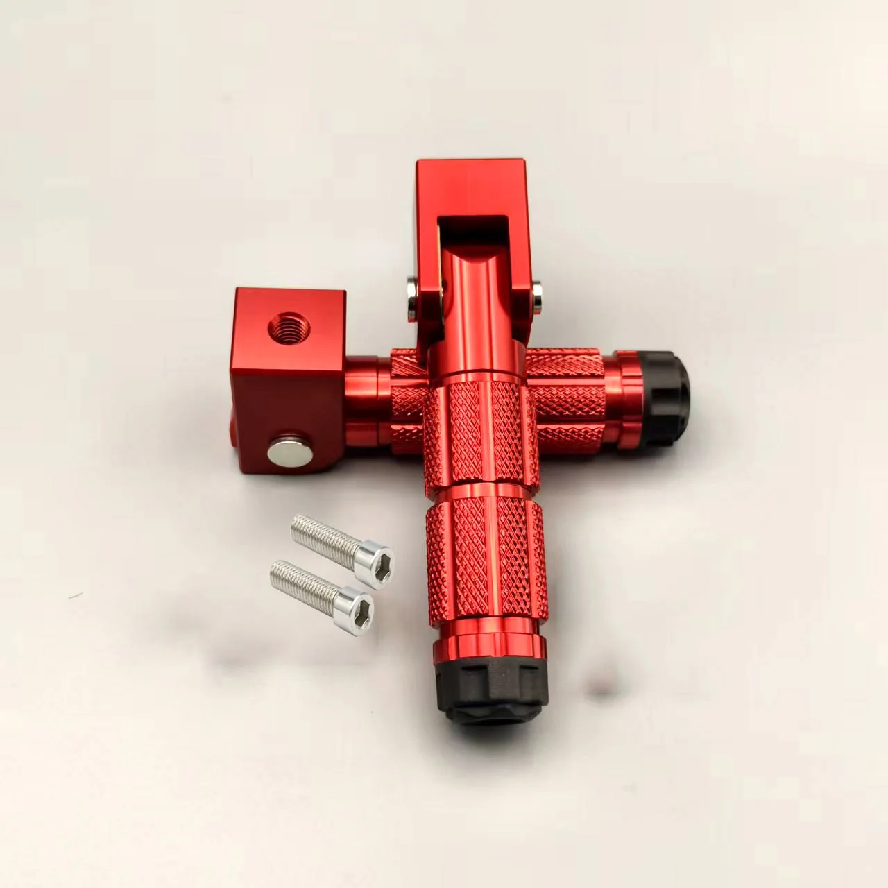 8mm Universal Pedals Folded Footrest Footpeg Compatible For Motorcycles Bicycles Electric Vehicles Mopeds Karts Scooters