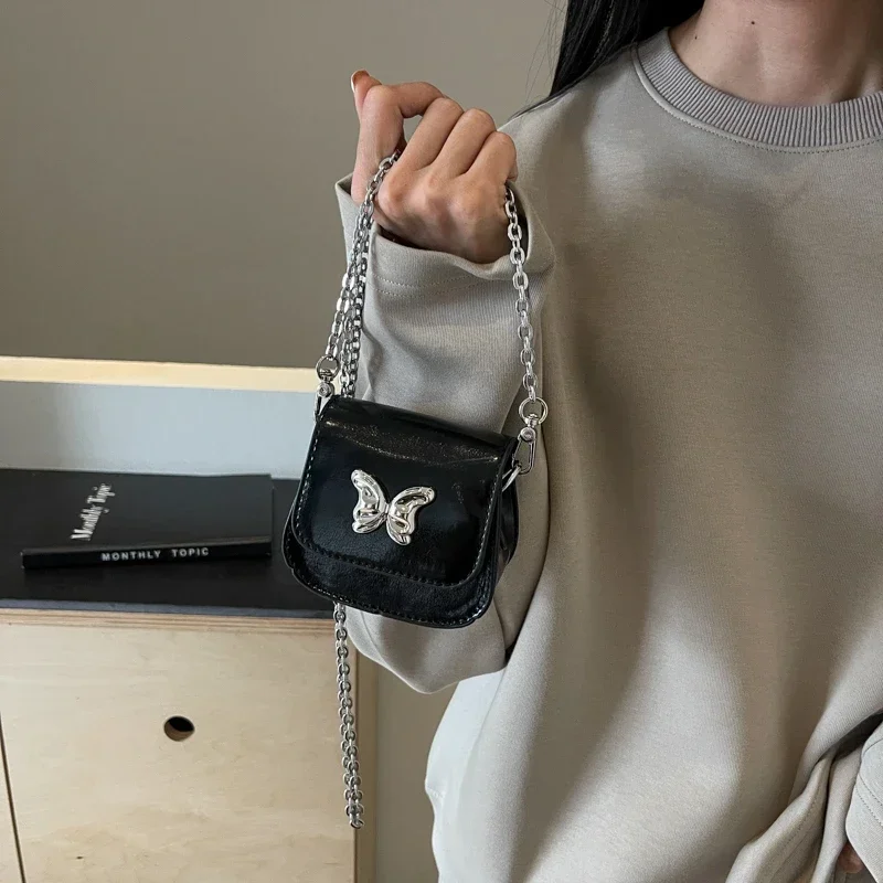 Shoulder Messenger Bags Women 2024 New Fashion PU Leather Chain Simple Soft Luxury Designer Luxury Small Handbags Bolso Mujer