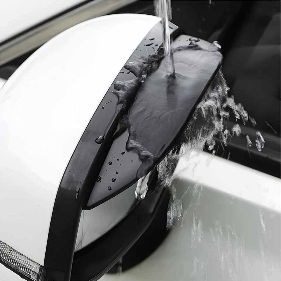 Universal Car Rearview Mirror Rain Eyebrow Auto Car Rear View Side Rain Shield Snow Guard Sun Visor Shade Protector PVC
