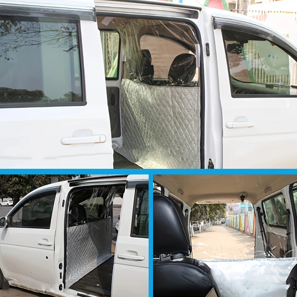 

Car Divider Isolation Curtain with Zipper Air-Conditioning Sunshade Car Divider Privacy Curtain for Ford