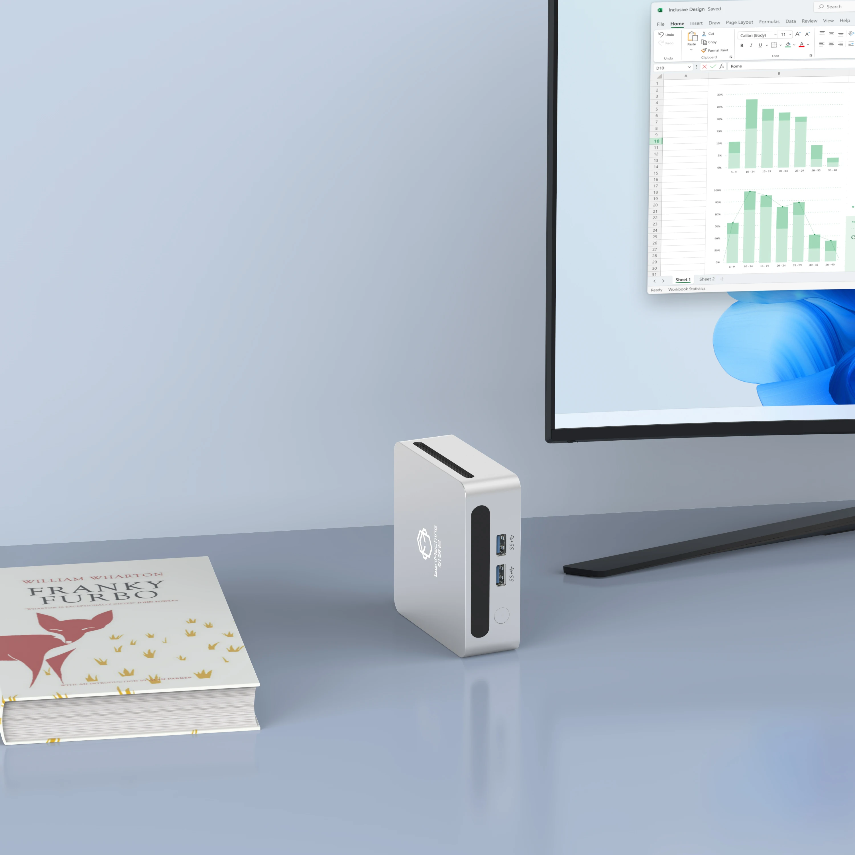 GenMachine Mini PC AMD Ryzen7 5800U Win11Pro R7 5800U RAM 8G SSD 256 ~ 512GB Dual Channel Office Gaming Computer pc gamer presente diy