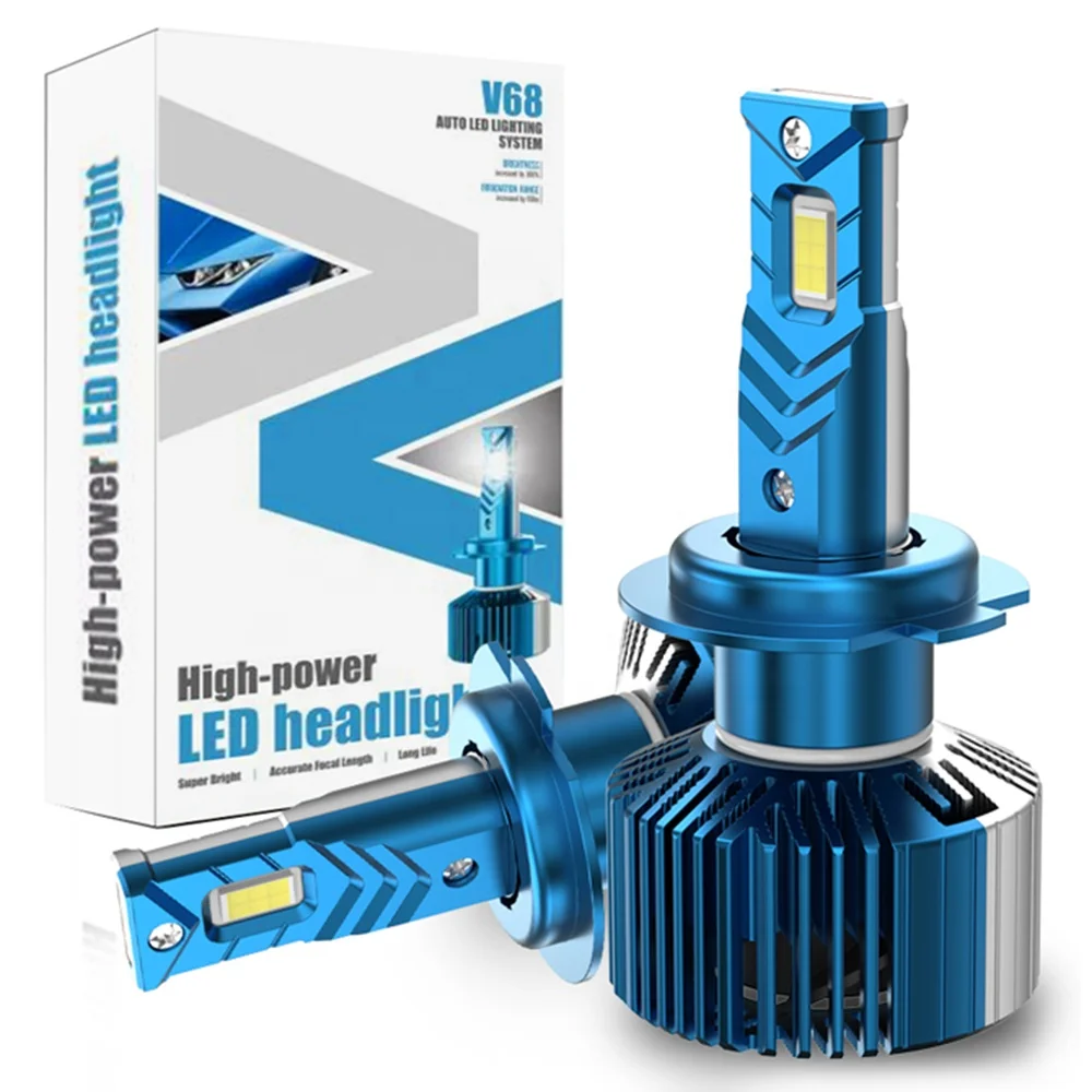 High and Low Beam Light Bulb, Car Headlight, Super Bright, 45W, 12V, Faro, H7