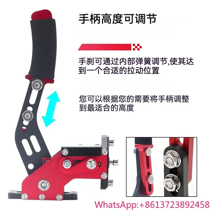 

PC Racing Handbrake Simulator Steering Wheel Linear Drift Rally Game with Jig Enhanced Gaming Experience
