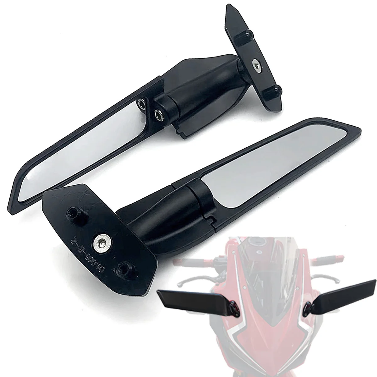 Motorcycle Modified  Rearview Mirrors Adjustable Rotating for suzuki gsxr1000 gsx-r 1000 2017-2021