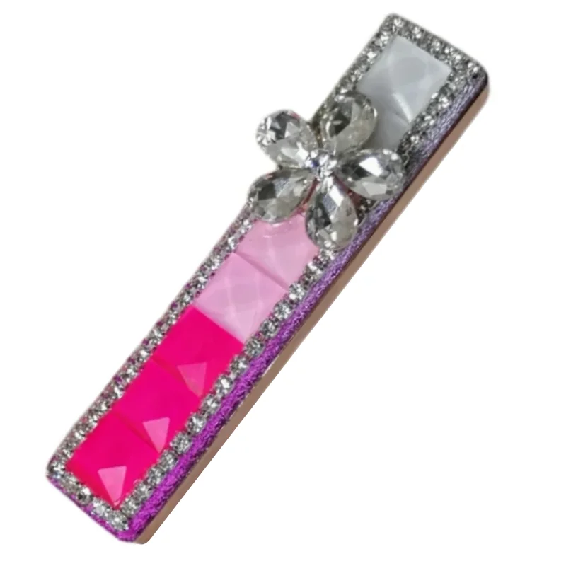 NEW Premium Crystal Lighters USB Rechargeable Tungsten Ignition Pretty Jewelry Ladies Lighters Rhinestone Flowers Special Gifts