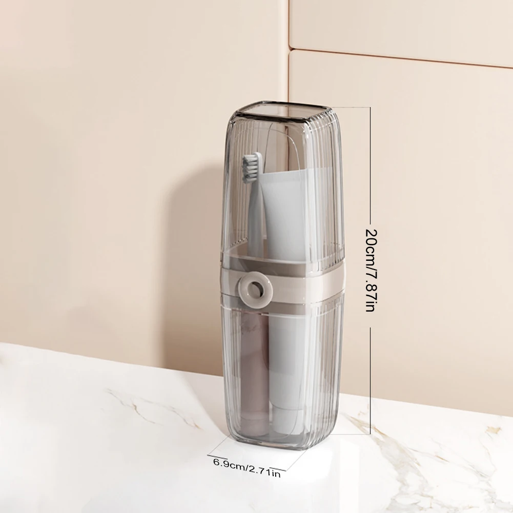 Portable Toothbrush Case For Travel And Bathroom Storage_voghion.com