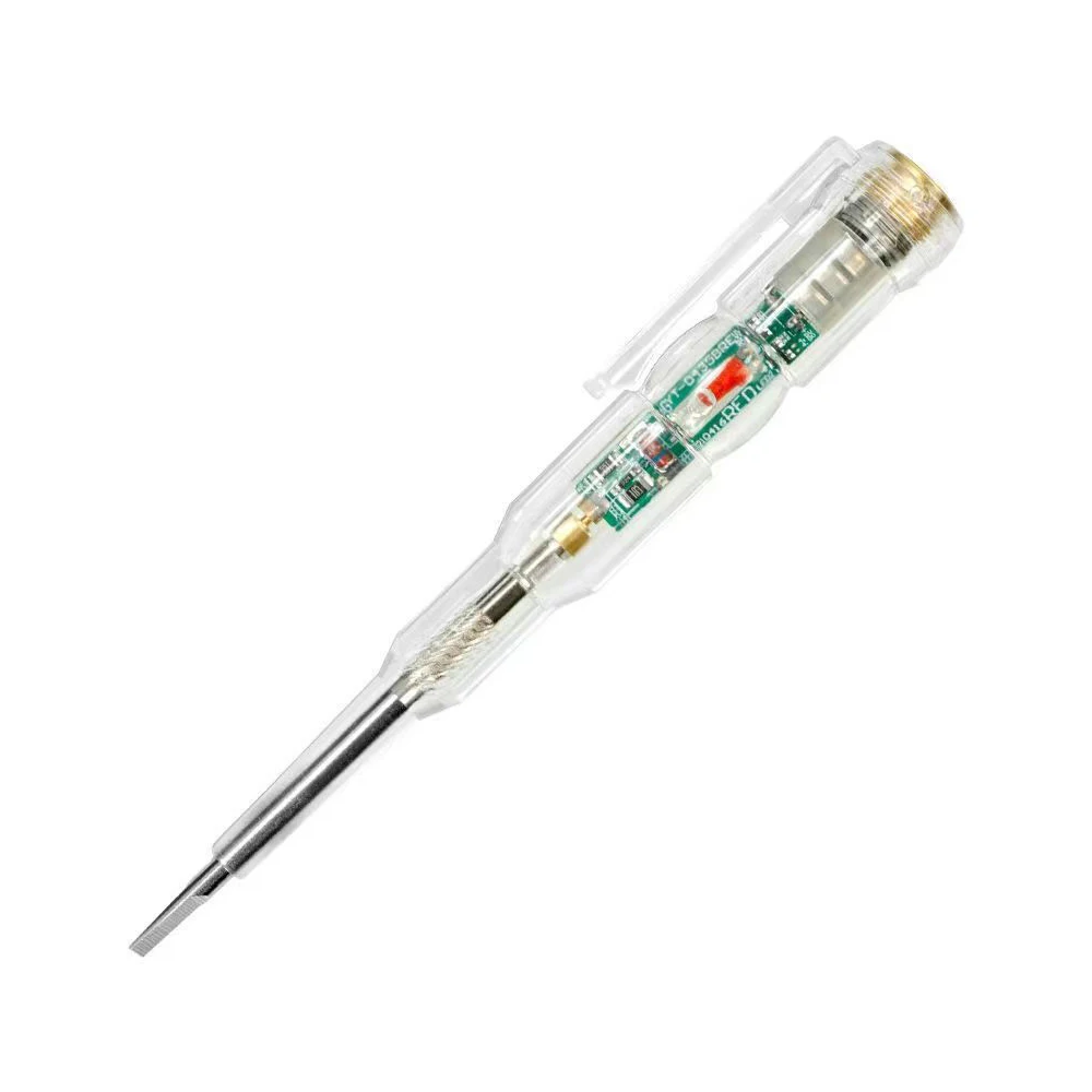 

Intelligent Voltage Tester Power Supply Voltage Tester Electricity Tester Test Pen with LED Light Electrical Indicator Tool