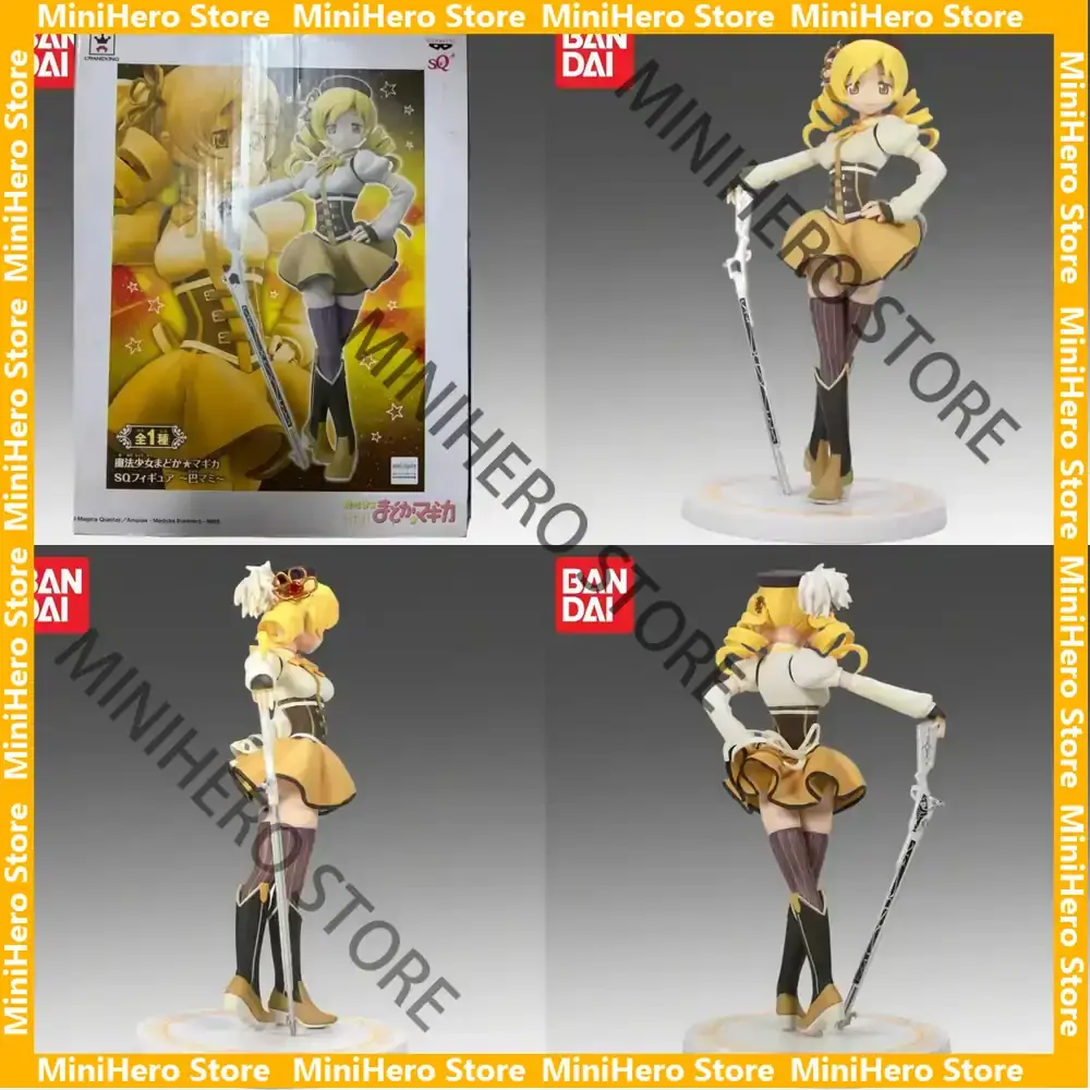 

In Stock Original BANDAI BANPRESTO Puella Magi Madoka Magica Tomoe Mami 1/7 PVC Figure Display