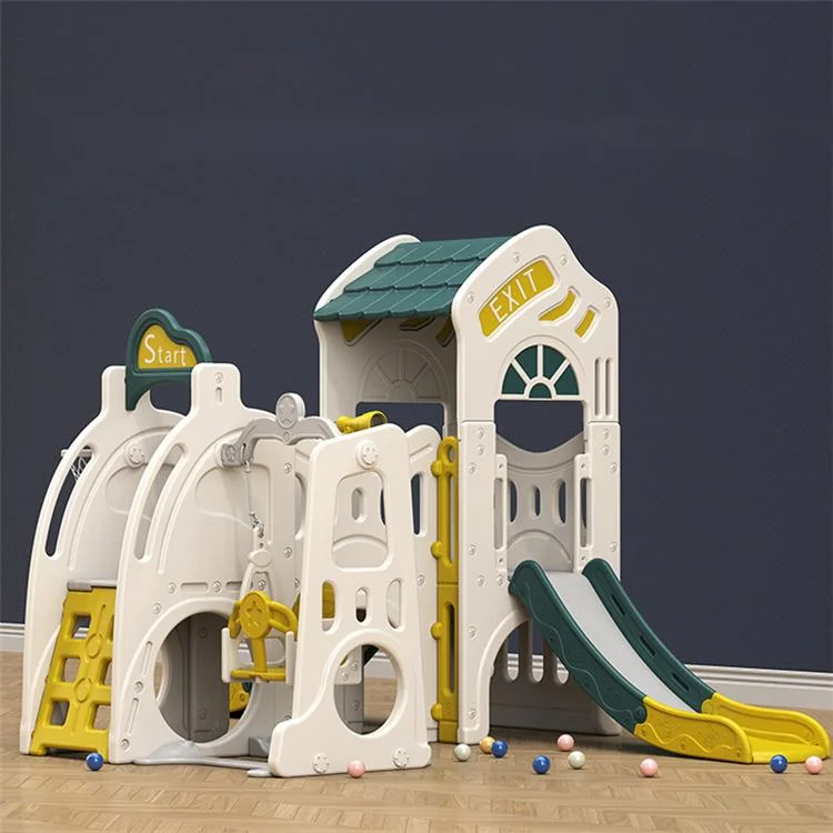 

Multifunction Kids Basketball Hoop Slide Swing Sets Outdoor Indoor Playground Equipment