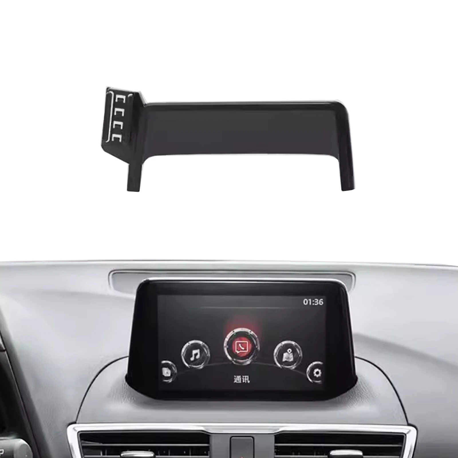 Car Phone Holder for Mazda 3 2017-2019 Screen Navigation Bracket Magnetic New Energy Wireless Charging Rack Base