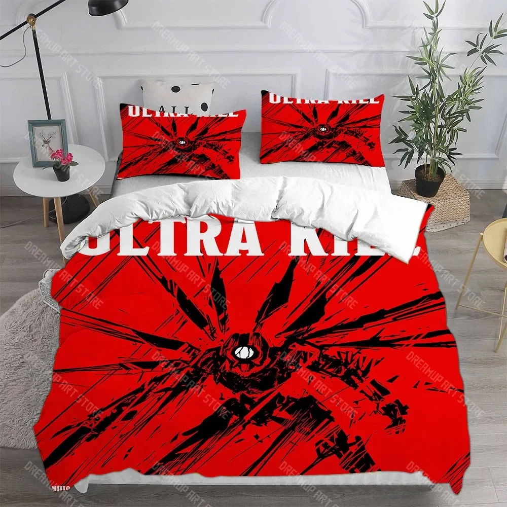 

Ultrakill Bedding Sets Comforter Quilt Bed Cover Duvet Cover Pillow Case EU Single US Twin 2-3 Pieces Sets Kids Adult Size