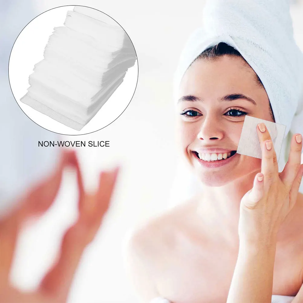 300 個のフェイシャルメイクアップパッド不織布素材軽くて薄いクレンジングパッド旅行用フェイスクリーニング女性スキンケア