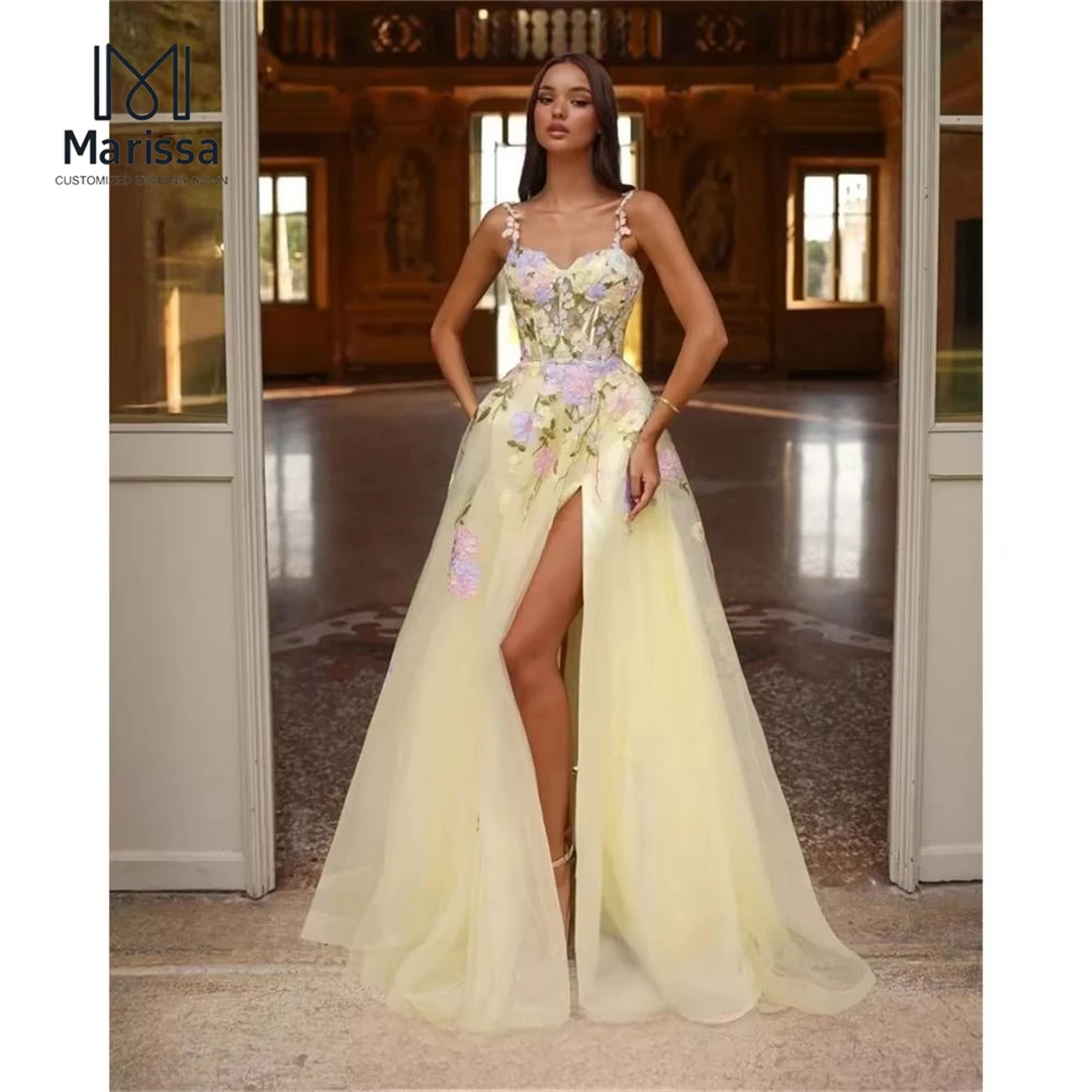 

Элегантные платья для выпускного вечера Marissa, роскошное женское элегантное вечернее платье на заказ, платья для особых случаев на заказ, 2025