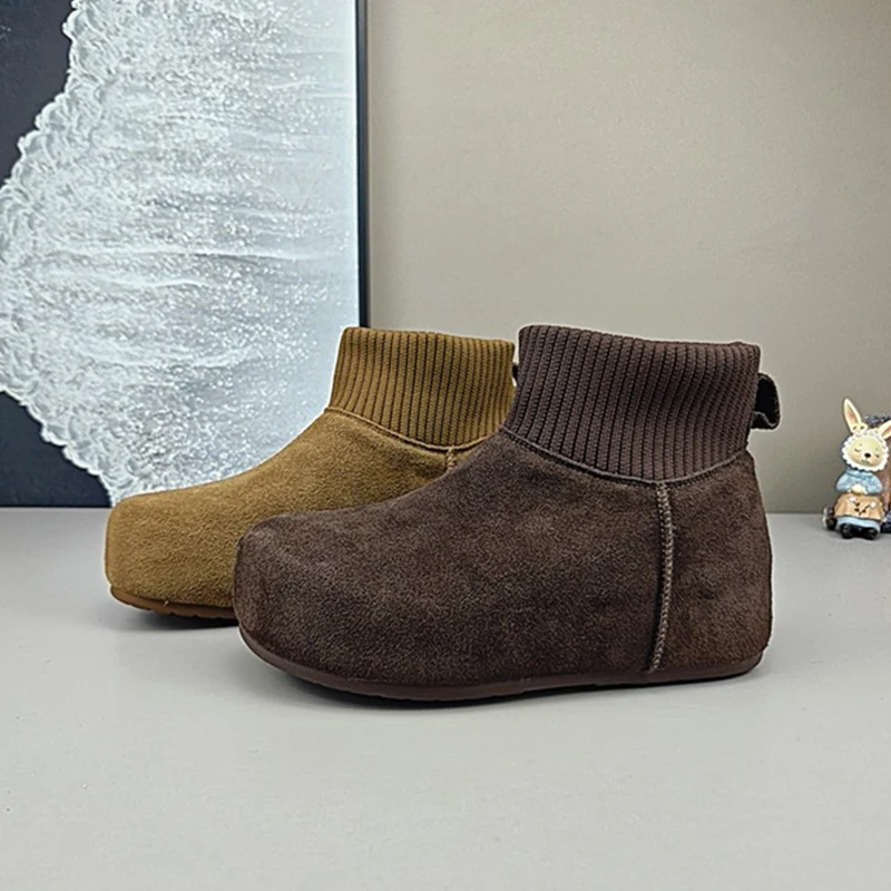 الفراء النساء أحذية الثلوج الشقق منصة حذاء رياضة أحذية رياضية امرأة 2025 الشتاء أحذية بوت قصيرة دافئة غير رسمية المشي تشيلسي بوتاس موهير