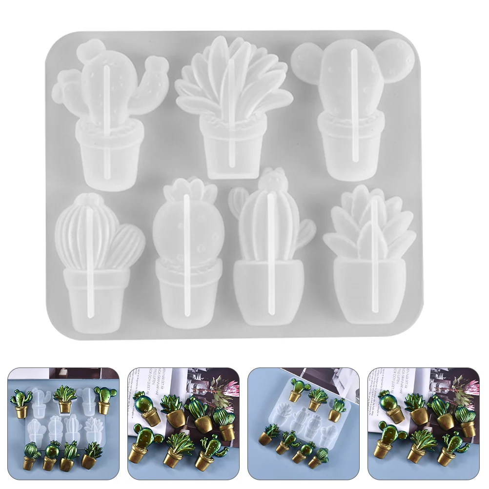 

1 шт., форма для кактуса, силиконовая форма для рукоделия из смолы для изготовления эпоксидных кактусов, мыло ручной работы, украшение для рабочего стола, изготовление ювелирных изделий