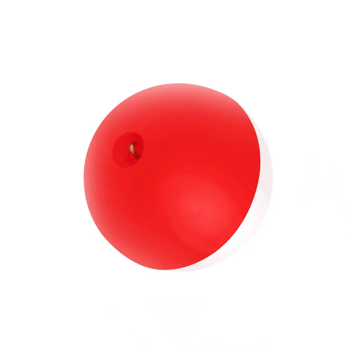 10pcs/Fishing Bobber lot 32mm / 1.25inch Fishing Bobber Floats Set Hard ABS Snap on Red White Push Button Round Buoy