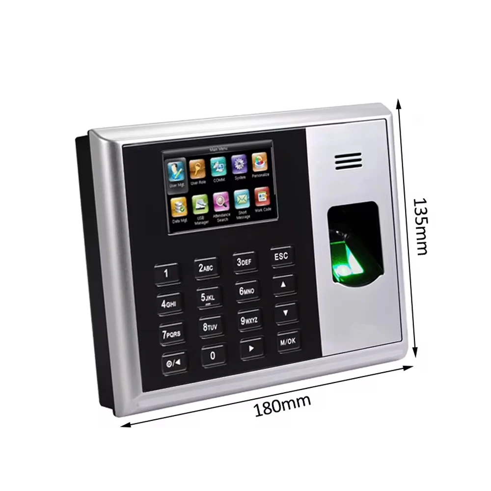 S30 TCP/IP البيومترية بصمة وقت الحضور اختياري 13.56 ميجا هرتز MF قارئ بطاقات IC بصمة تسجيل الوقت على مدار الساعة #4