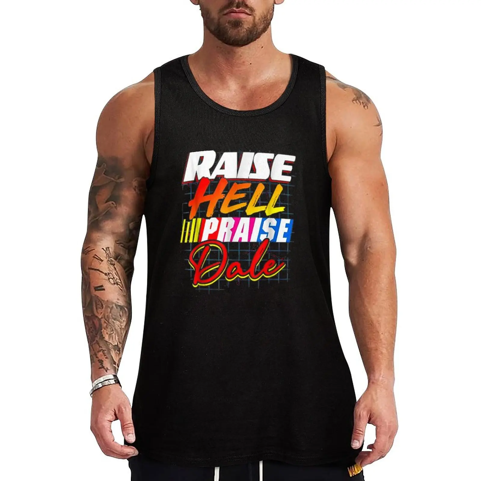 Raise Hell Praise Dale Vintage Tank Top muscle t-shirt bodybuilding men