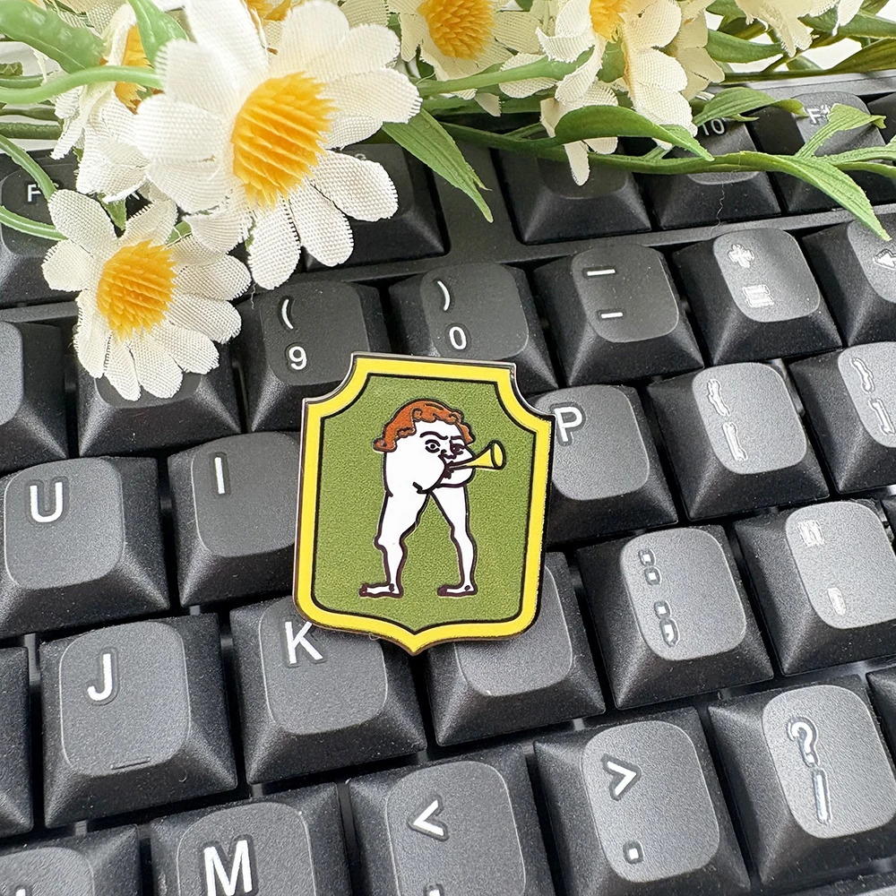 Kingdom Come Deliverance 2 Enamel Lapel Pin Game Logo Brooch