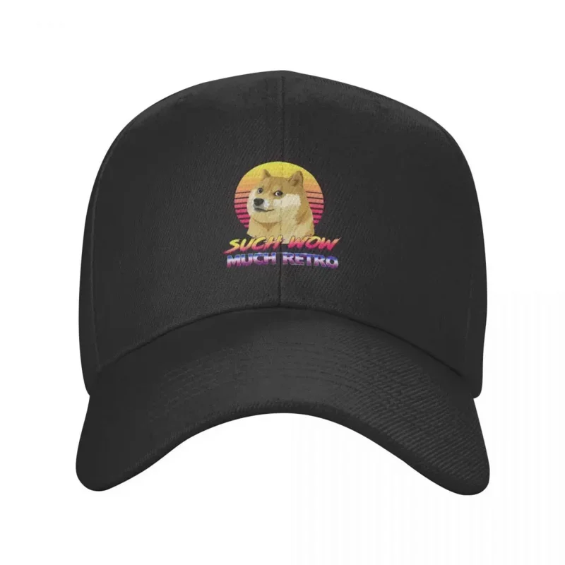 Custom Such Wow Much Retro Cheems Doge Baseball Cap Outdoor Men Women's Adjustable Shiba Inu Dad Hat Summer Caps Snapback Hats