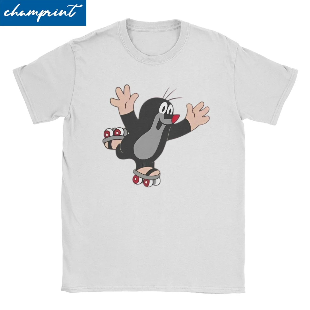 The Little Mole for Men Women T Shirts Cartoon Friends Together Creative Tees Short Sleeve O Neck T-Shirts Cotton New Clothing