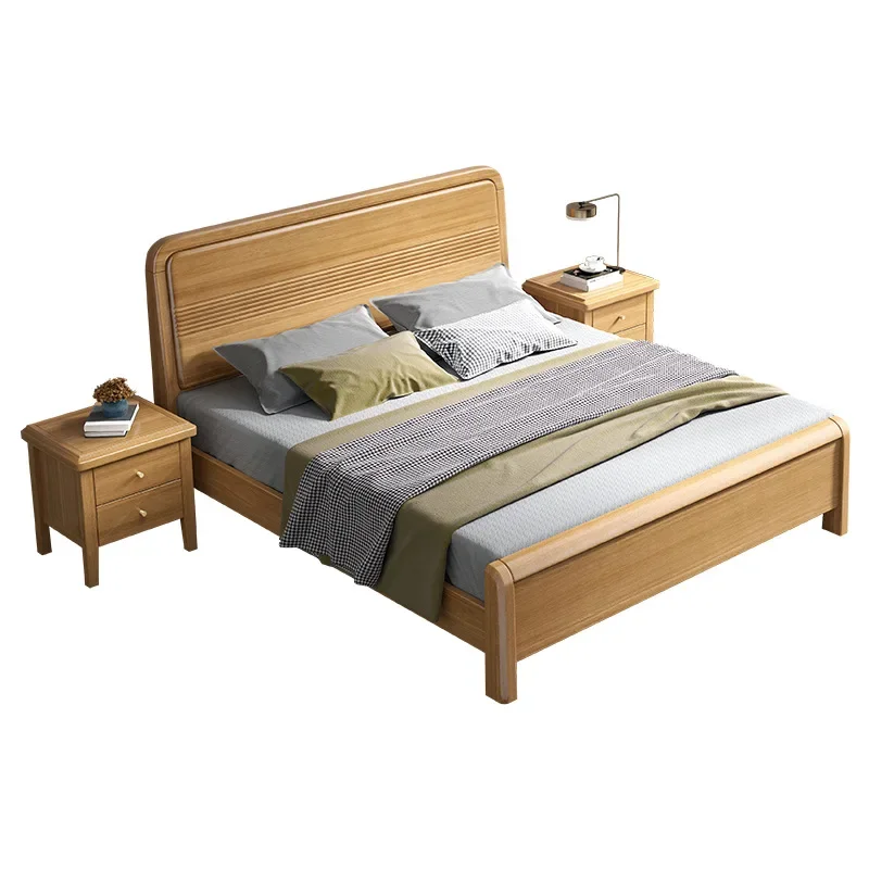 

Single bed, double Chinese mical storage high box bed
