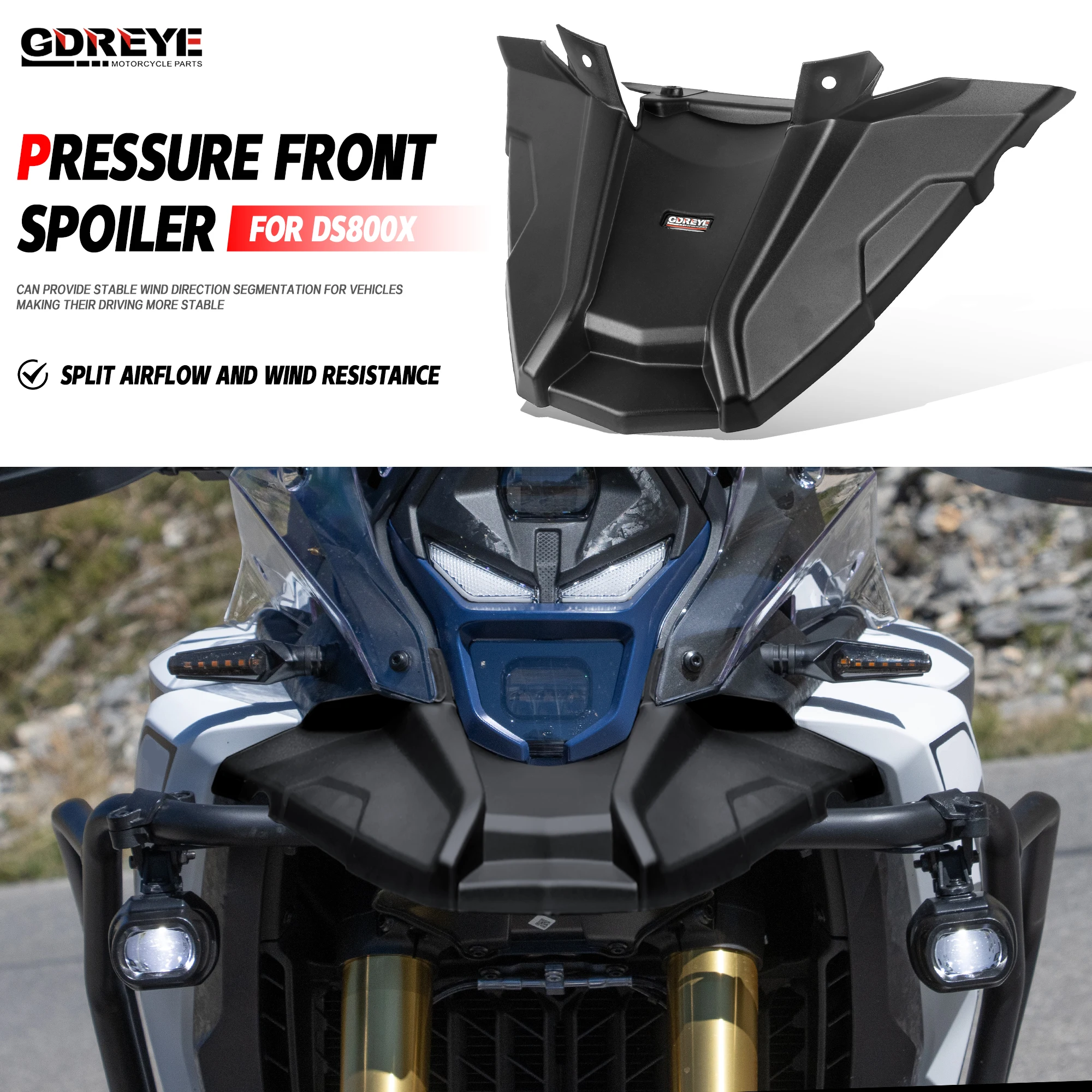for-voge-ds800x-800rally-motorcycle-ds-800x-sports-diversion-hood-front-wheel-extender-cover-front-extension-beak-arrows-cover