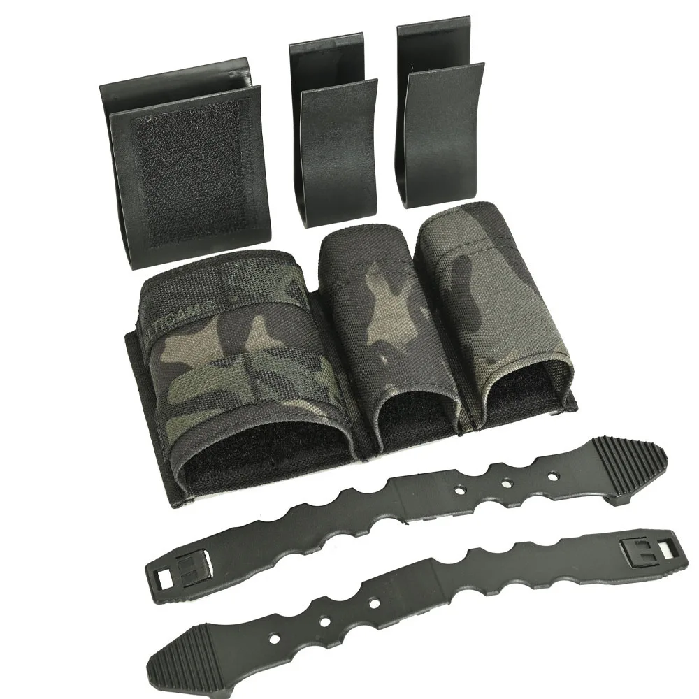 Tactical MOLLE 9mm 5.56 MAG Pouch Kydex Wedge Insert KYWI Style Malice Strap Clip TMC Belt Hunting Airsoft Paintball Holster