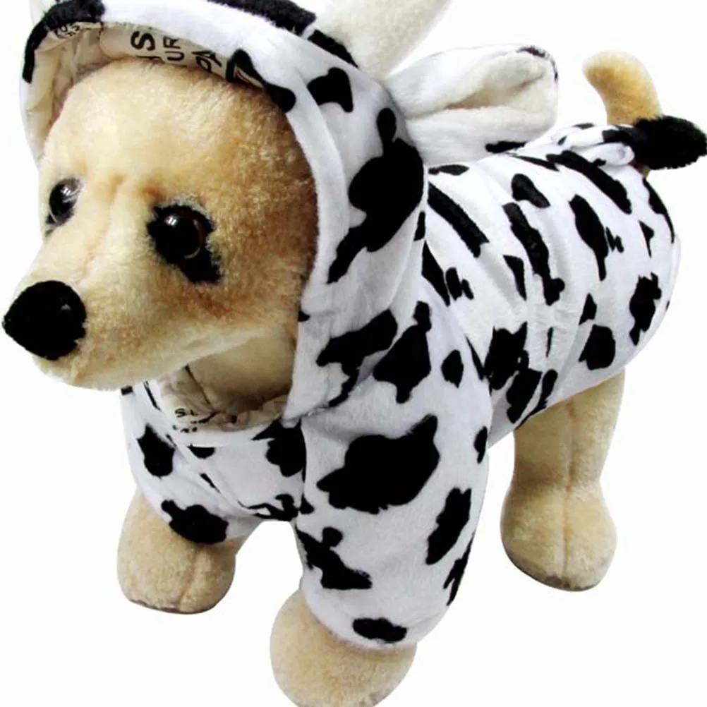

Cow Modeling Pet Clothing Breathable Soft Decorative Dog Costume Lovely Pet Outfit for Photo Party Dog Cosplay Clothes