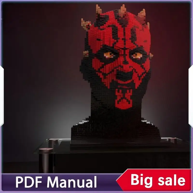 Conjunto de Blocos de Montar Darth 8890PCS, Guerra nas Estrelas, Modelo de Personagem Grande, Quebra-Cabeça, Ideias Criativas, Presente de Natal