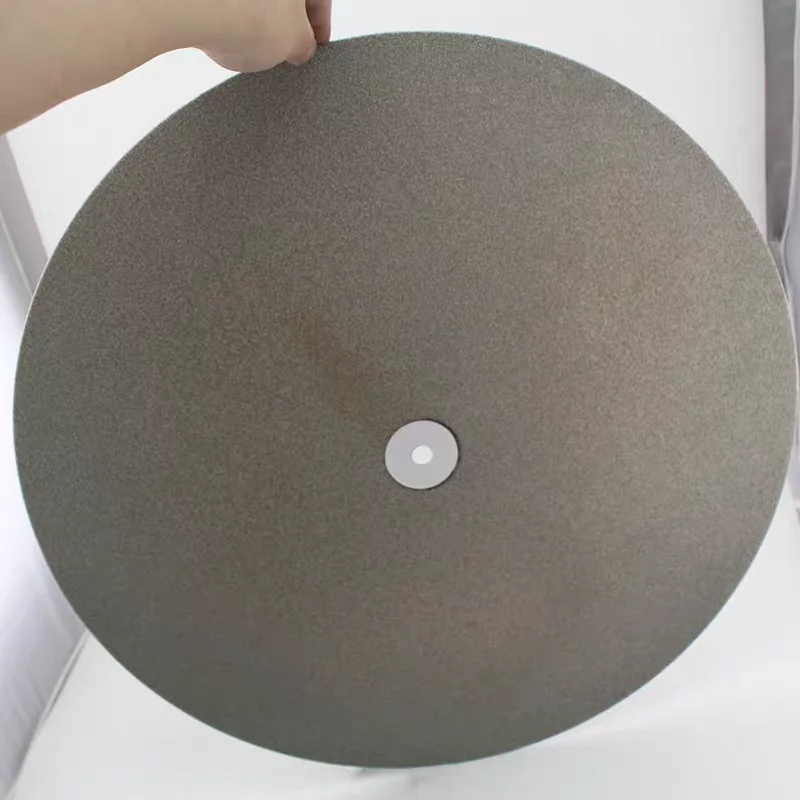 16 インチ 400 ミリメートル x 12.7 アーバー穴ダイヤモンドコーティングされたフラットラップディスク研削研磨ホイール 46 - 1000 グリット