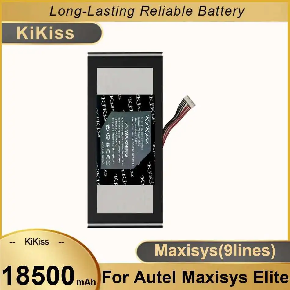 

High Capacity Automotive Diagnostic Tool Battery Maxisys 9Lines 18500Mah For Autel Elite
