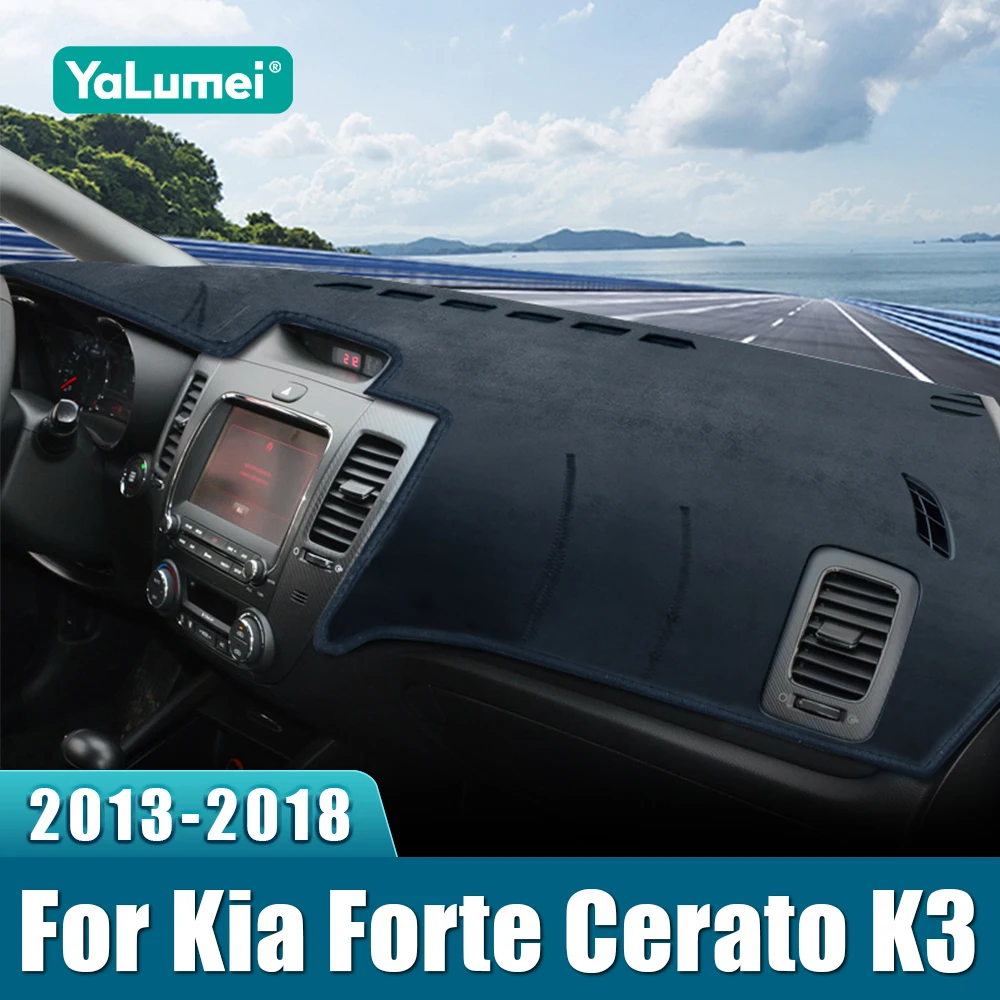 

For Kia Forte Cerato K3 2013 2014 2015 2016 2017 2018 Car Dashboard Sun Shade Cover Instrument Desk Anti-UV Non-slip Mat
