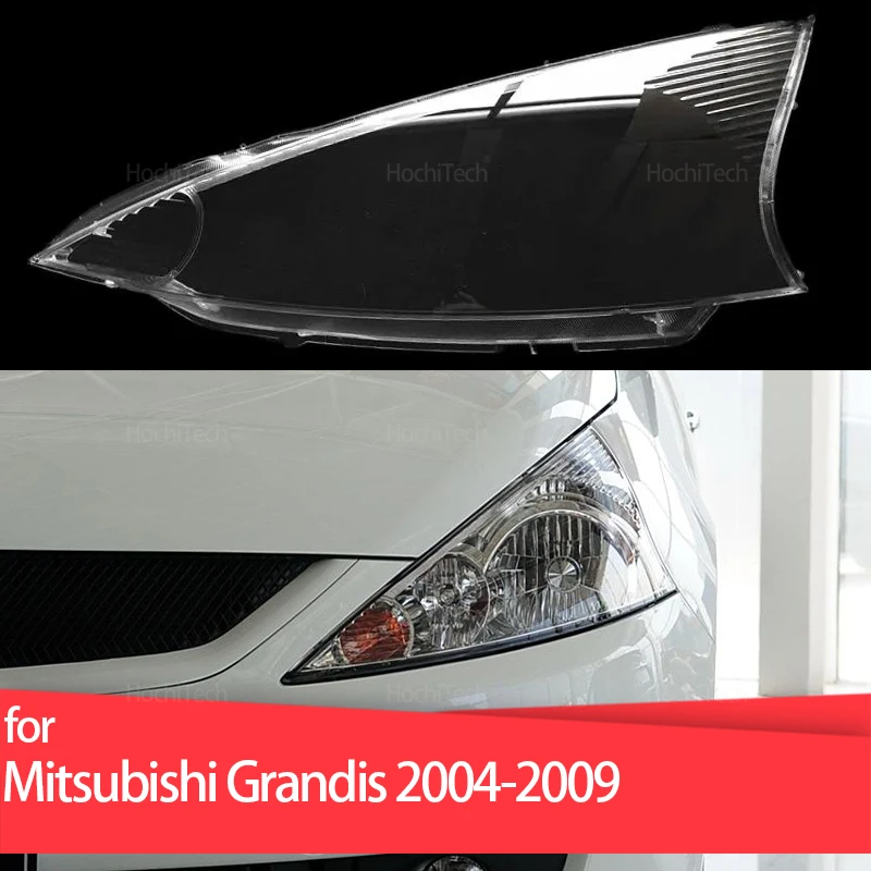 

Car Headlamp Cover Headlight Lens Glass Cover Lampshade Bright Shell Lens Covers for Mitsubishi Grandis 2004-2009