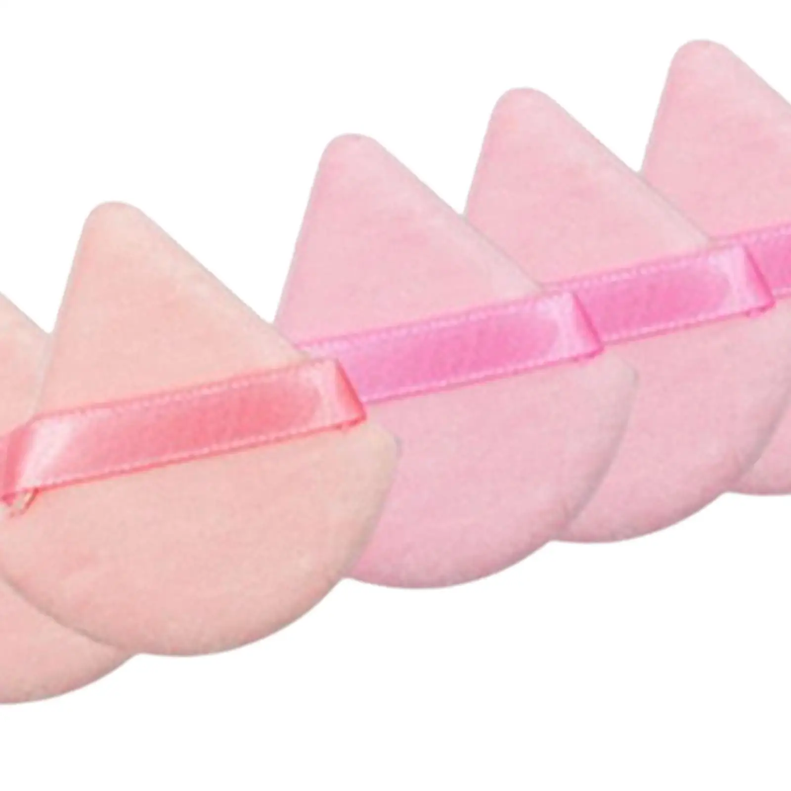 Triangolo da 12 pezzi, con cinturino Morbido soffio per trucco per prodotti sfusi Contouring del corpo sotto gli angoli degli occhi