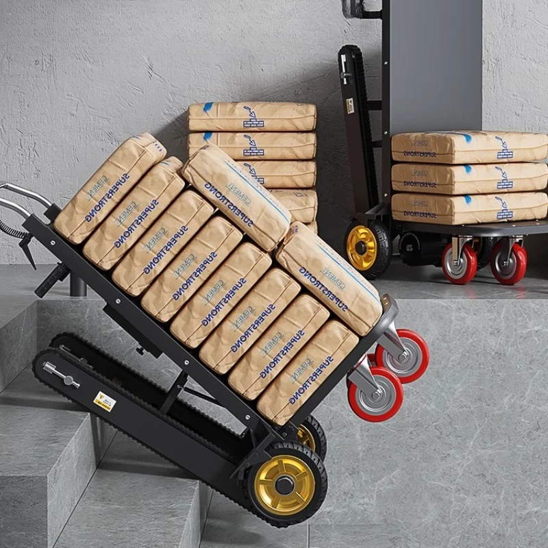 

Crawler electric climbing machine for moving goods Household multi-functional folding automatic up and down stairs Artifact