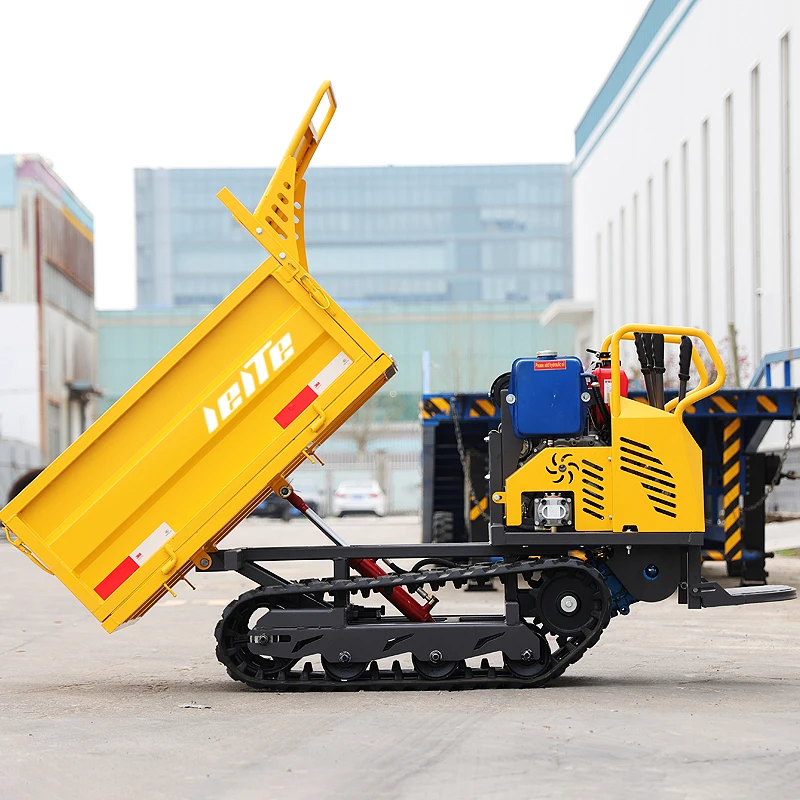 High Efficiency Automatic Dump Truck Multifunctional 2000kg Gasoline Dump Truck Recruit Agent Hydraulic Mini Dumpers customized