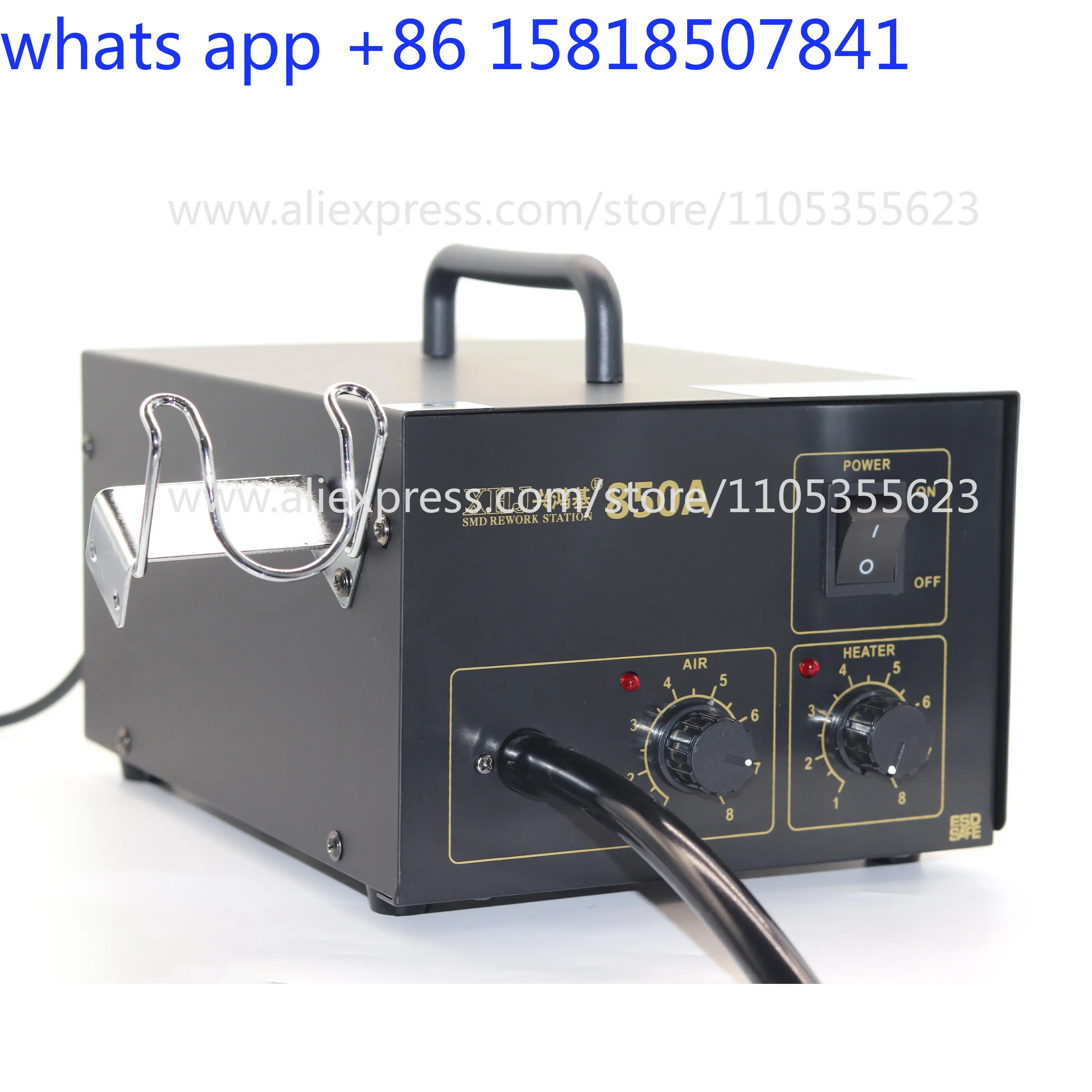 

850D + 850A hot air gun desoldering table digital display adjustable constant temperature hot air table chip