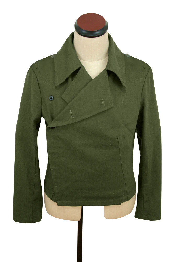 Chaqueta WWII DAK alemán/Tropical Afrikakorps olive Heer, abrigo tipo I, WWII