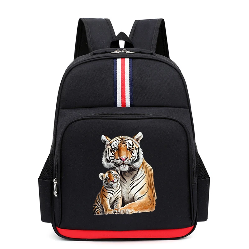 

Kids Cartoon Animal Backpack Children Tiger Print SchoolBag Boys Girls Fashion Brand Waterproof Primary BookBag Mochila Infantil