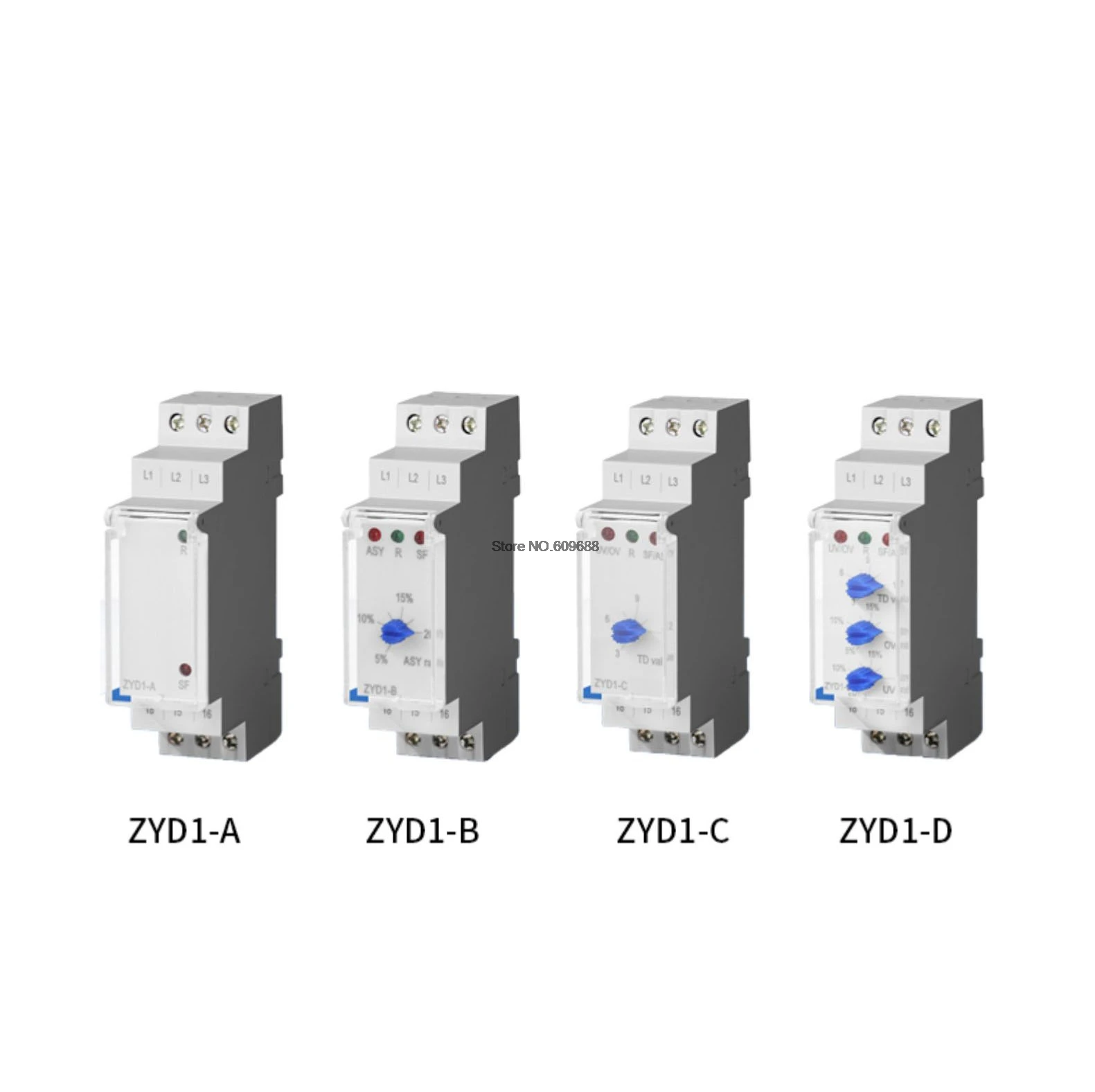 ZYD1 XJ12 RD6 XJ3 3 Phase Elevator Motor Lack of Power Reverse Phase Breaking Phase Sequence Protect Relay