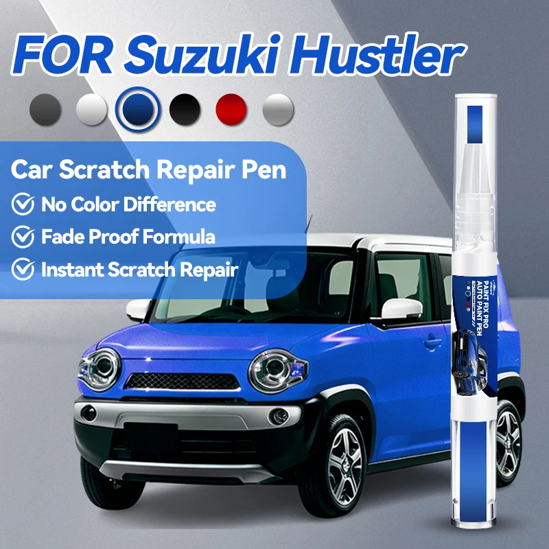 

Специализированная ручка-корректор для ремонта автомобильной краски Suzuki Hustler 2014-2025: аксессуары для устранения царапин, белый ZA5, черный ZJ3, Y