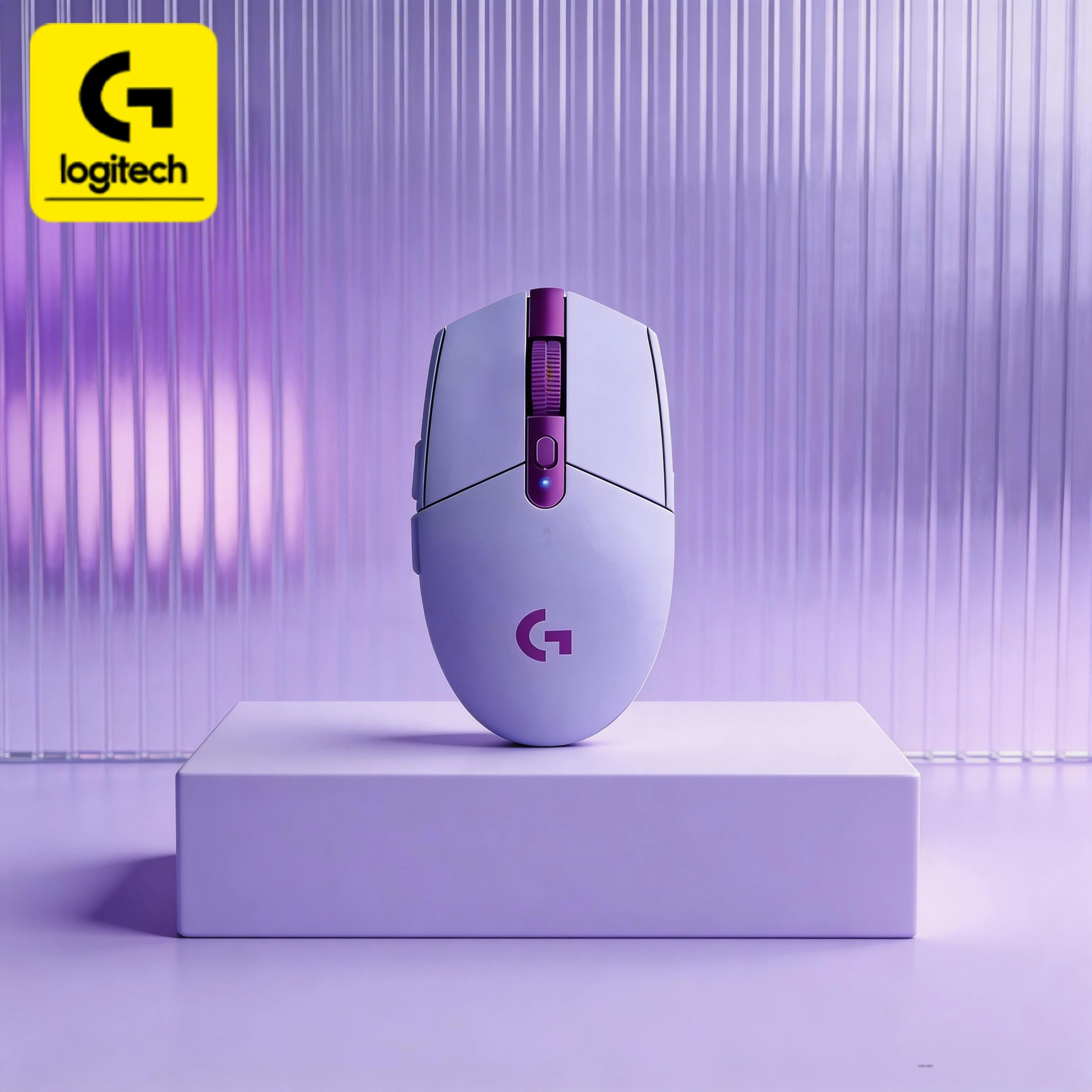 Logitech G305/G304/G402 mouse, with 1ms response time, providing smoother gaming control and compatible with both PC and Mac sys