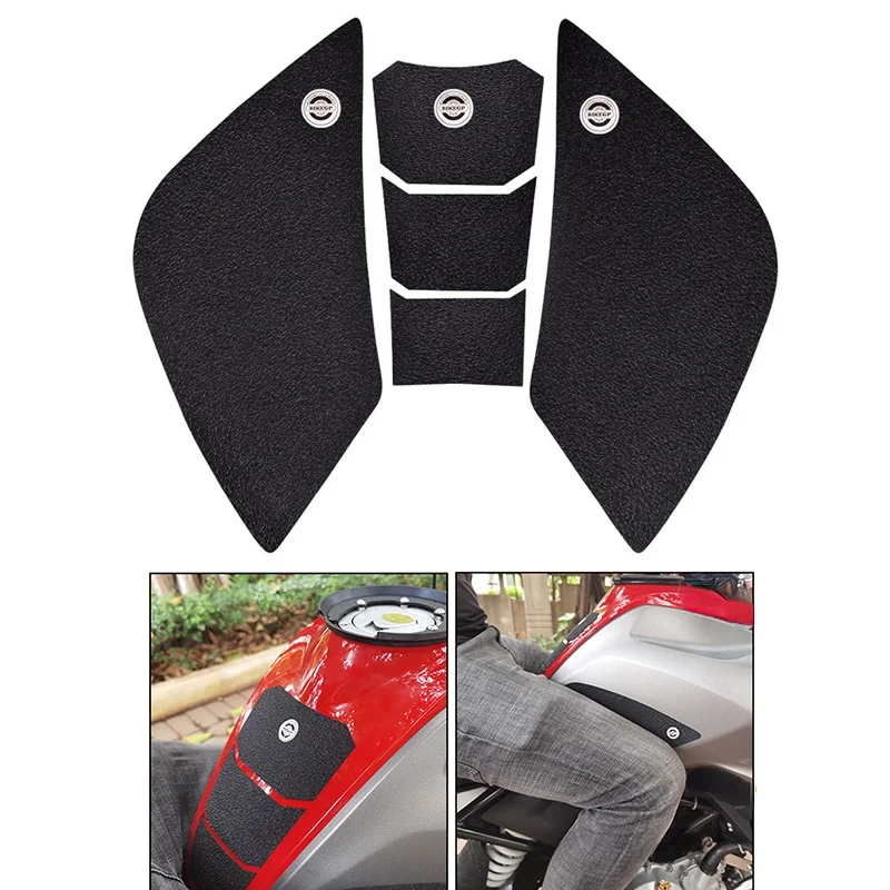 Motorcycle Body Anti-scratch Decor Sticker for BMW R1200R 2015-up Motorcycle Fuel Tank Side Knee Traction Non-slip Protector Pad