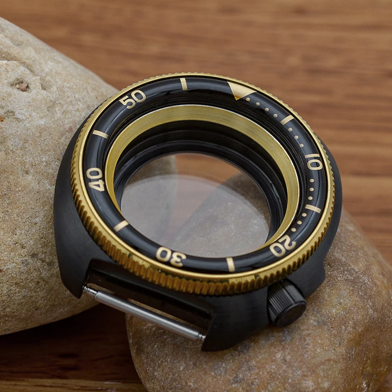 

Корпус для часов Turtle Abalone Black, совместимый с механизмами NH34, NH35, NH36, замена корпуса Turtle Abalone SRPD